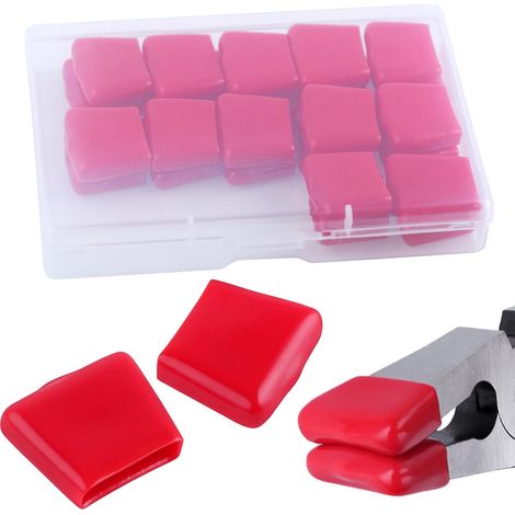 24pcs Embouts En Caoutchouc De Remplacement Pour Pinces En Verre De 6 Pouces Embouts En Caoutchouc Pour Pinces En Verre D’embout Incurvée Embouts En Caoutchouc Pour Pinces En Verre De
