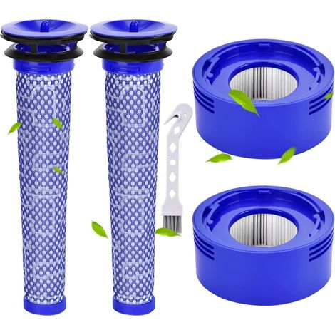 Filtre De Remplacement V7 Pour Aspirateur Sans Fil Dyson V7 V8 Sv10 Animal Absolute Motorhead Extra - Pièces De Rechange V7 V8 N° Dy-96566101 Et Post-filtre Dy-96747801