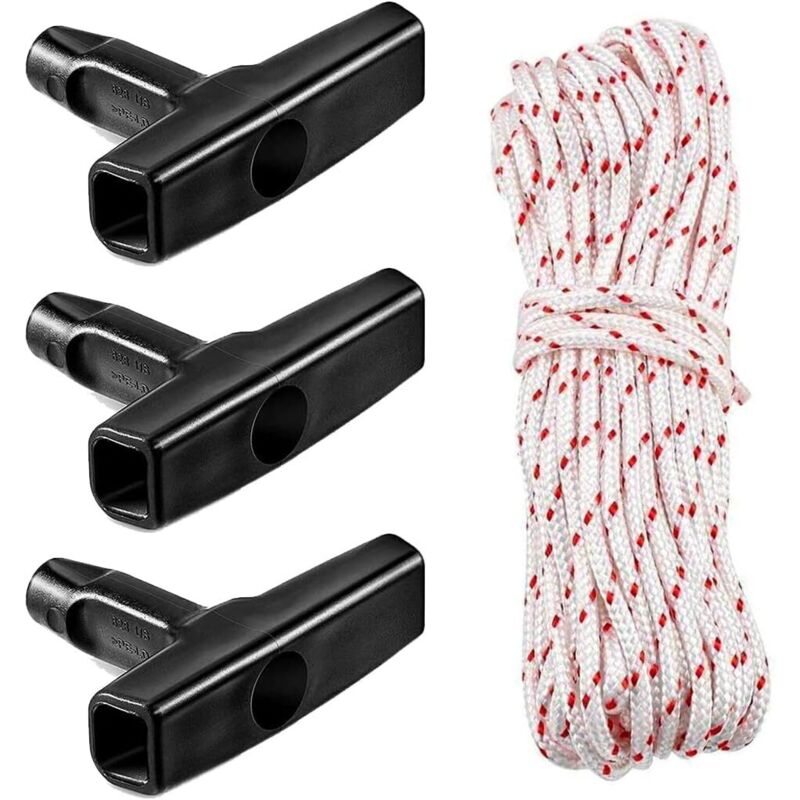 Corde De Démarrage, 10 M, 3,0 Mm, Avec 3 Poignées De Démarrage, Pour Tondeuse, Tronçonneuse, Coupe-bordure, Coupe-bordure, Pièces De Moteur