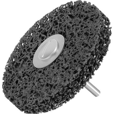 Disque Abrasif Csd - 100 Mm - Disque Abrasif En Nylon Pour Ponçage, Polissage - Élimination De La Rouille Pour Métal, Acier, Acier Inoxydable (noir)
