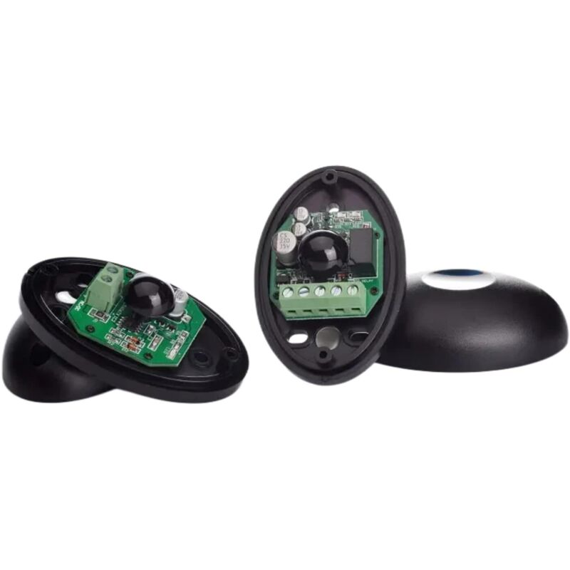 Pair Of Universal Infrared Photocells 12/24v Ac Dc Infrared Sensors For Automatic Gates Garage