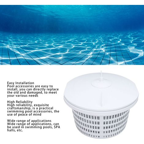 Panier Filtrant De Skimmer De Piscine Avec Poignée Pour 1091lx - Panier De Filtre Avec Couvercle