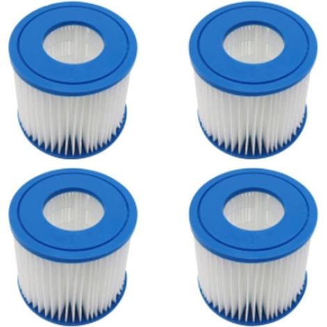 Lot De 4 Cartouches Filtrantes De Rechange Compatibles Avec La Pompe De Filtre Typ I/ 58381