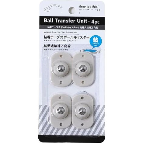Boîte De Rangement De Poulie De Roue Universelle Collante Non Poreuse 4 Pièces/lot, Support À Rouleaux Inférieur Pouvant Être Collé