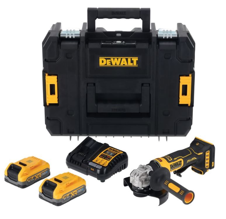 Dewalt Dcg404s2t 125mm Winkelschleifer 18v 2x3,5ah Bl