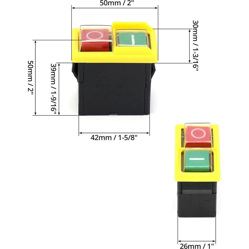 Kjd 6 250v 4a Universal-ersatzschalter, Werkzeugmaschinenschalter, Universal-not-aus-schalter