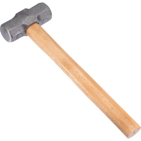1,8 Kg Doppelseitiger Hammer, Schmiedehammer, Ingenieurhammer Mit 28 Cm Holzstiel, Geschmiedeter Stahlkopf Für Heimwerkerarbeiten, Industrie Und Holzbearbeitung.
