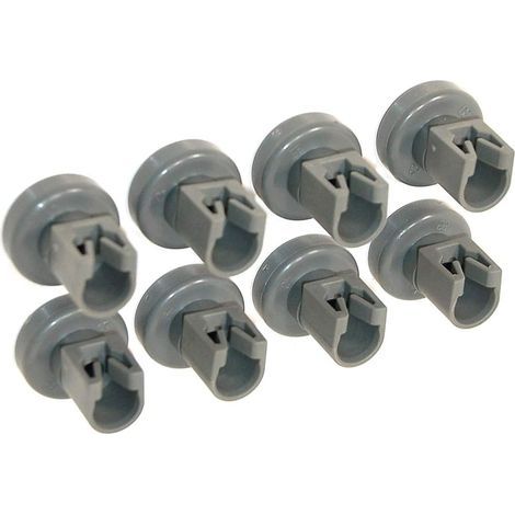 Rollen Für Den Oberen Korb Von Geschirrspülern – Kompatibel Mit Privileg, Faure, Aeg, Electrolux, Zanussi, Ikea... Komplettes Set Mit 8 Rollen