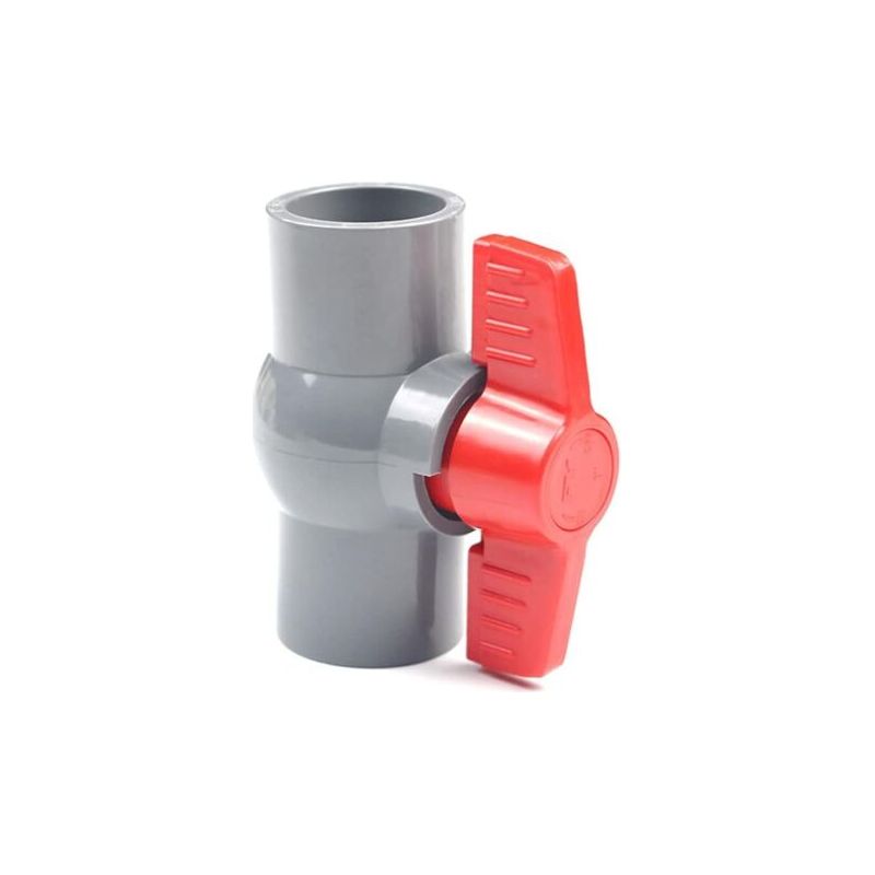 Pvc-kugelhahn, U-förmiges Pvc-kunststoffventil, Durchflussregelung Und Gerade Dichtung (φ20mm)