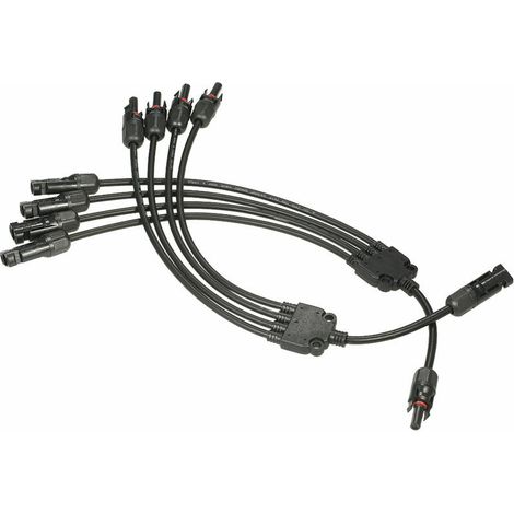 Mc4 Y-verzweigungs-solarpanel-kabelverbinder-adapter, 1 Paar M/ffff Und F/mmmm