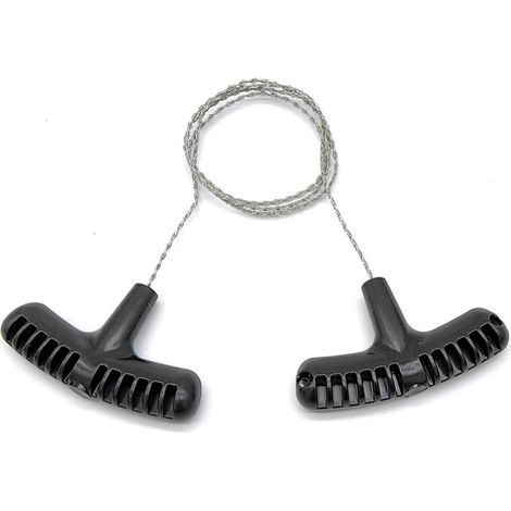 Tragbare Outdoor-überlebensausrüstung – Taschensäge – Überlebensseil Für Die Wildnis – Multifunktionales Notfallwerkzeug – 2er-pack