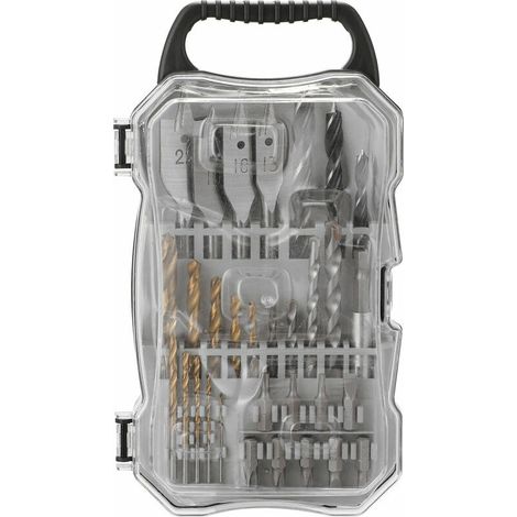 Green Mobility-c3101 Multifunktions-bohrerset: Flachbohrer, Torsionsbohrer, Baubohrer, Schreinerbohrer, Universal-werkzeugset