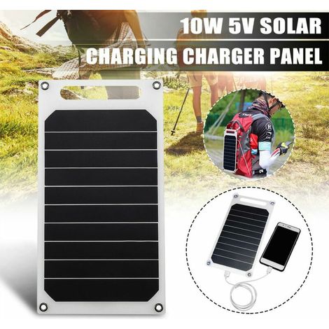 Green Mobility – Ip062 5v Usb 10w Kleines Eckenloses Solarpanel