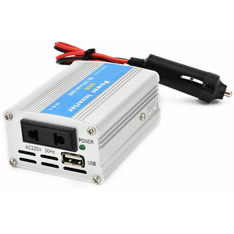 Tragbarer Auto-wechselrichter, 100 W, Dc 12 V Zu Ac 220 V, Ladegerät, Konverter, Transformator Mit Usb-ladeanschlüssen Und Steckdosen
