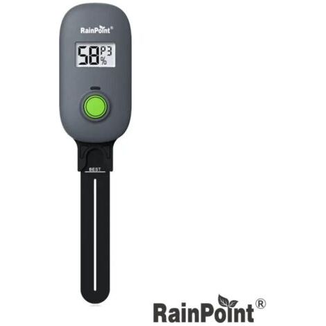 Green Mobility-rainpoint Digitaler Bodenfeuchtesensor Für Pflanzen, Bodentemperaturmessung