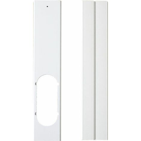 Green Mobility - Verstellbare Fensterdichtungsplatte, Fensterschieber-set Für Tragbare Klimaanlagen, Dichtungsplatte Mit Abluftschlauch Für Mobile Klimaanlagen (2 Stück, 55 Cm X 10 Cm)