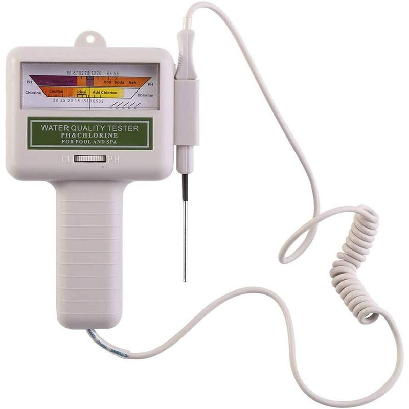 Testeur De Qualité De L'eau, Testeur Ph Mètre Électronique Compteur De Chlore Portable Ph Mètre De Haute Précision Pour L'eau Potable, La Culture Hydroponique, Les Aquariums, L'eau Potable