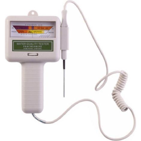 Sabir Testeur De Qualité De L'Eau, Testeur Ph Mètre Électronique Compteur De Chlore Portable Ph Mètre De Haute Précision Pour L'Eau Potable, La Culture Hydroponique, Les Aquariums, L'Eau Potable