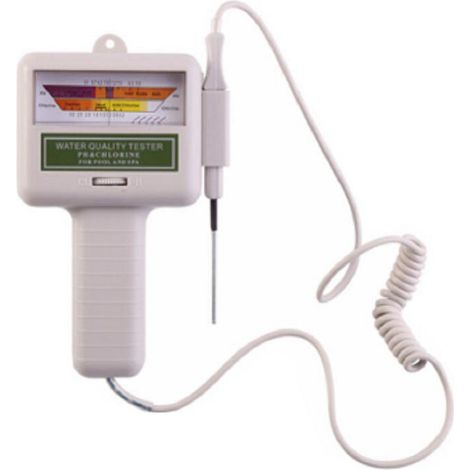 Vurahome - Testeur De Qualité De L'Eau, Testeur Ph Mètre Électronique Compteur De Chlore Portable Ph Mètre De Haute Précision Pour L'Eau Potable, La Culture Hydroponique, Les Aquariums, L'Eau Potable