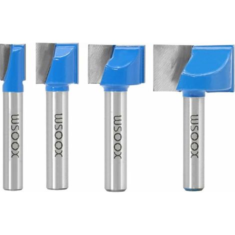 Green Mobility – Set Mit 5 8-mm-reinigungsbits, Holzfräser 10/16/22/25/32 Mm, Blau