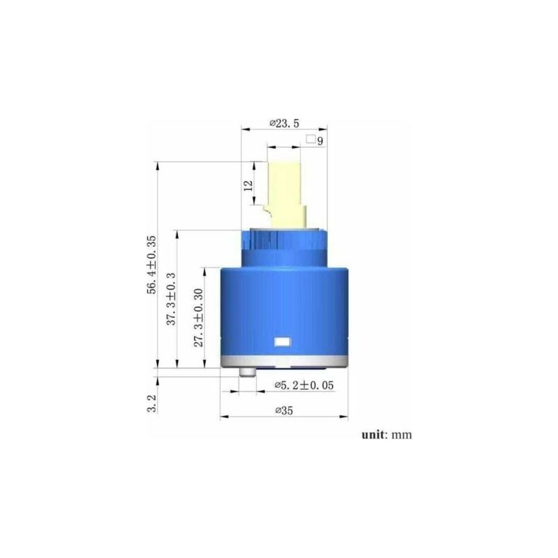 35 Mm Cartouche De Robinet En Céramique Pour Mitigeur Valve Remplacement,