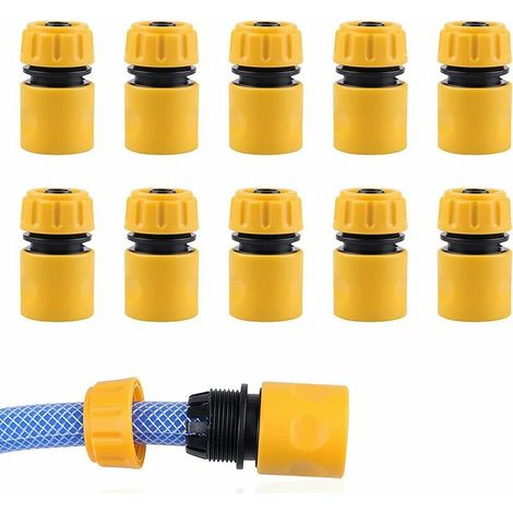Green Mobility – 1/2"-schlauchverbinder-set, Gartenschlauchadapter, Kunststoff-schlauchverbinder-set, 10-teilig