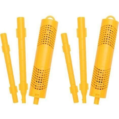 Bâtonnets Filtrants Minéraux Pour Piscine Et Jacuzzi, Paquet De 2, Durée De Vie De 4 À 6 Mois, Cartouche À Vie Réduisant La Demande En Chlore Et En Brome, Pièce Universelle, Adsorption Efficace, Jaune