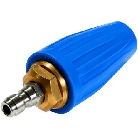 Buse De Turbine Rotative Universelle Pour Nettoyeur Haute Pression À Eau, 3600 Psi 250 Bar, 1/4 Raccord Rapide Buse De Nettoyage À Turbine Rotative (blue - Bleu)