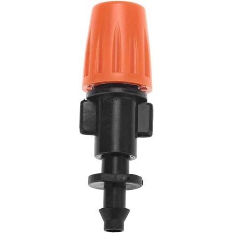 Tête De Goutte À Goutte, Tête D'Arrosage Buse Ireo Buse De Pulvérisation Réglable Pour L'Irrigation Du Jardin Buse De Brume Micro Flux Pour Le Jardin Potager Ou Le Lit De Fleurs Deux Pièces