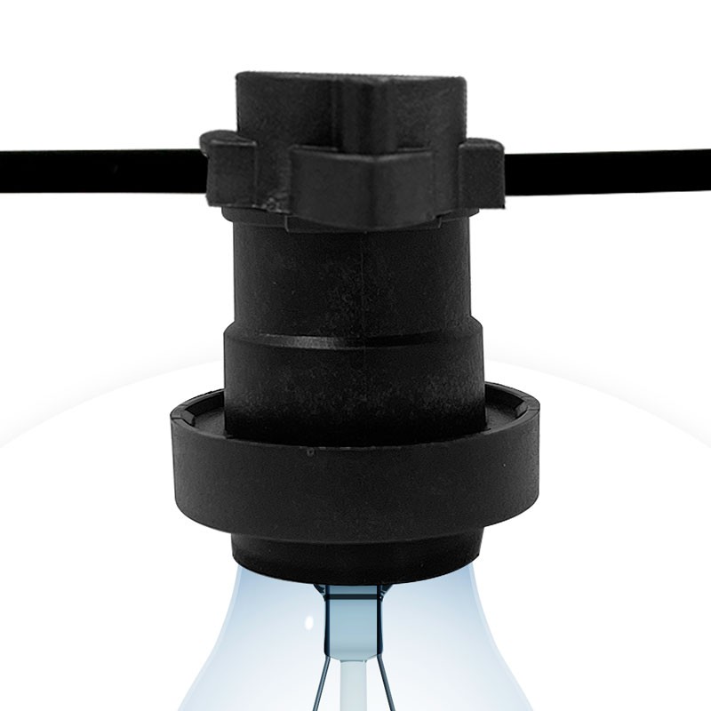 E27 Lampenfassung Für Flachkabel-lichterkette – Ip44