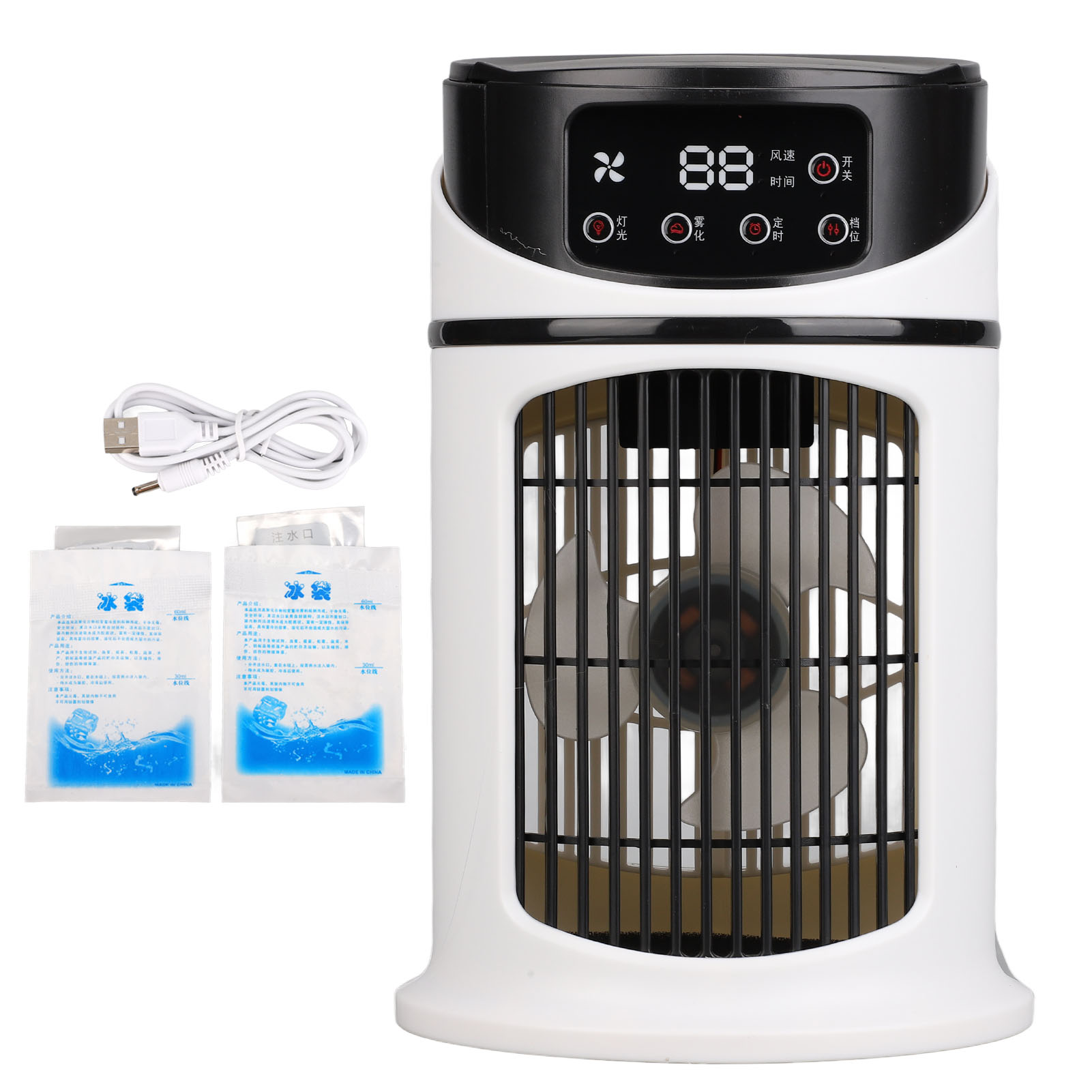 Tragbarer Mini-ventilator – Multifunktionale Mobile Klimaanlage Für Büro Und Zuhause