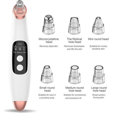 Aspirateur Point Noir - L1915-gd-yw Électrique Microcristallin 400 Ma (6 Embouts Accessoires)