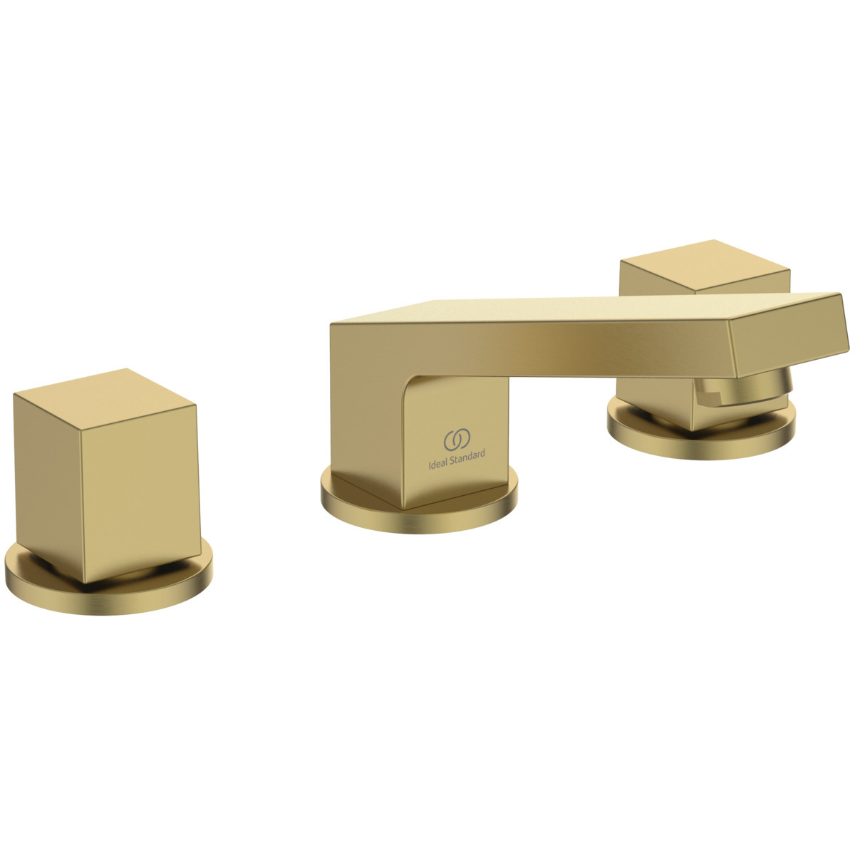 Ideal Standard 3-loch-waschtischarmatur Extra Ausld.140mm M.ablgarn. Brushed Gold, Bd508a2