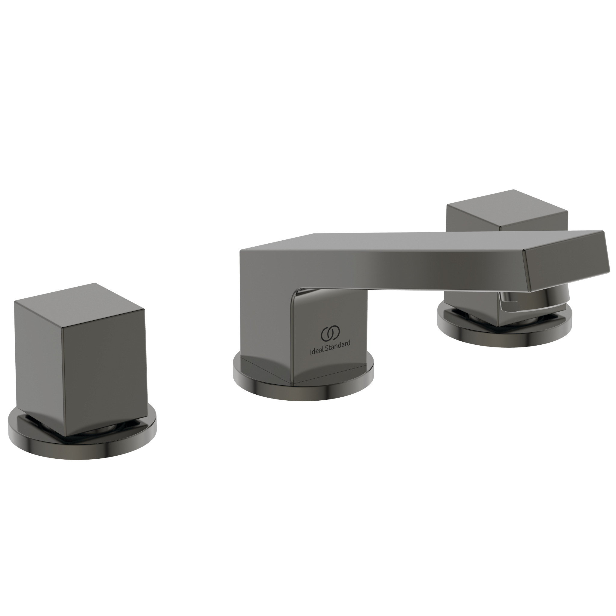 Ideal Standard 3-loch-waschtischarmatur Extra Ausld.140mm M.ablgarn. Magnetic Grey, Bd508a5