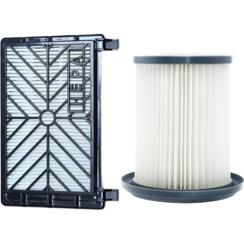 Set Mit 2 Staubsaugerzubehörteilen, Hepa-filter + 12-cm-filterelement, Kompatibel Mit Philips Hepa-filter Fc8712 Fc8714 Fc8716 Fc8720 Fc8732