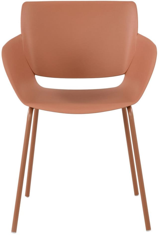 2er Set Gartenstuhl Alpena Terracotta