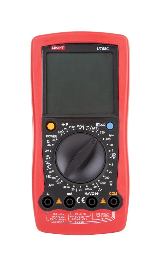 Multimeter Lechpol Ut58c 1000v 20a Kompakt