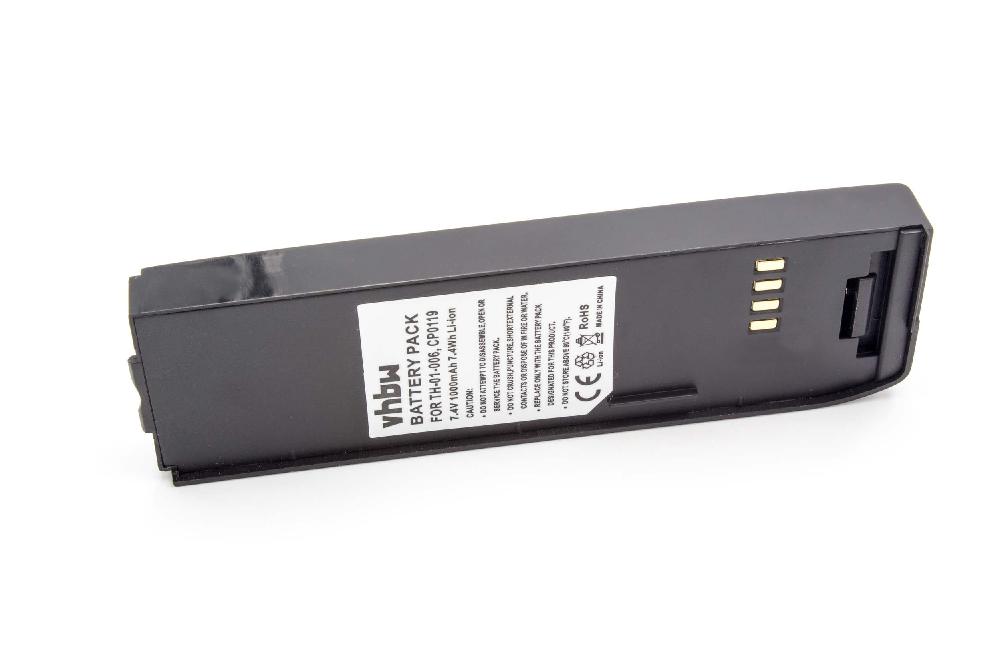 Vhbw Akku Kompatibel Mit Ascom 21 Handy Smartphone Satelliten Telefon (1000 Mah, 7,4 V, Li-ion)