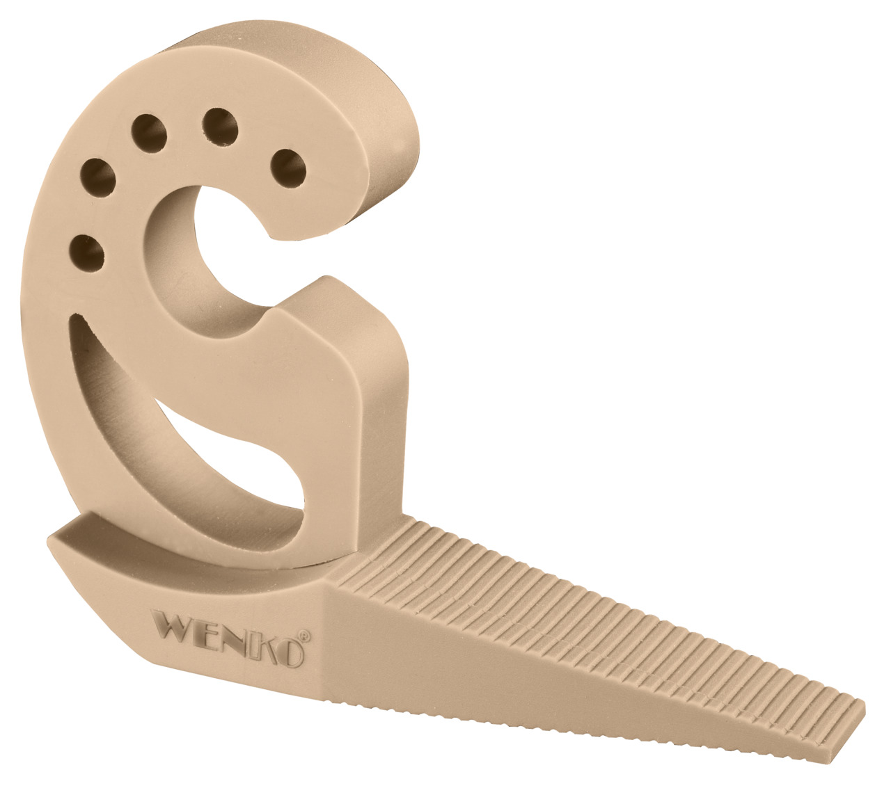 Wenko Tür Stopper Fenster Multi Stop Halter Puffer Wand Schubladen Beige Lüften
