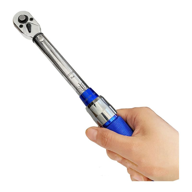 3/8"-drehmomentschlüssel, 5–60 Nm, Drehmomentschlüssel-set Für Fahrräder Und Motorräder, 0,2 Nm Mikroverstellung Mit Verriegelungsmechanismus, 72 Mm Reversibler Ratschen-drehmomentschlüssel