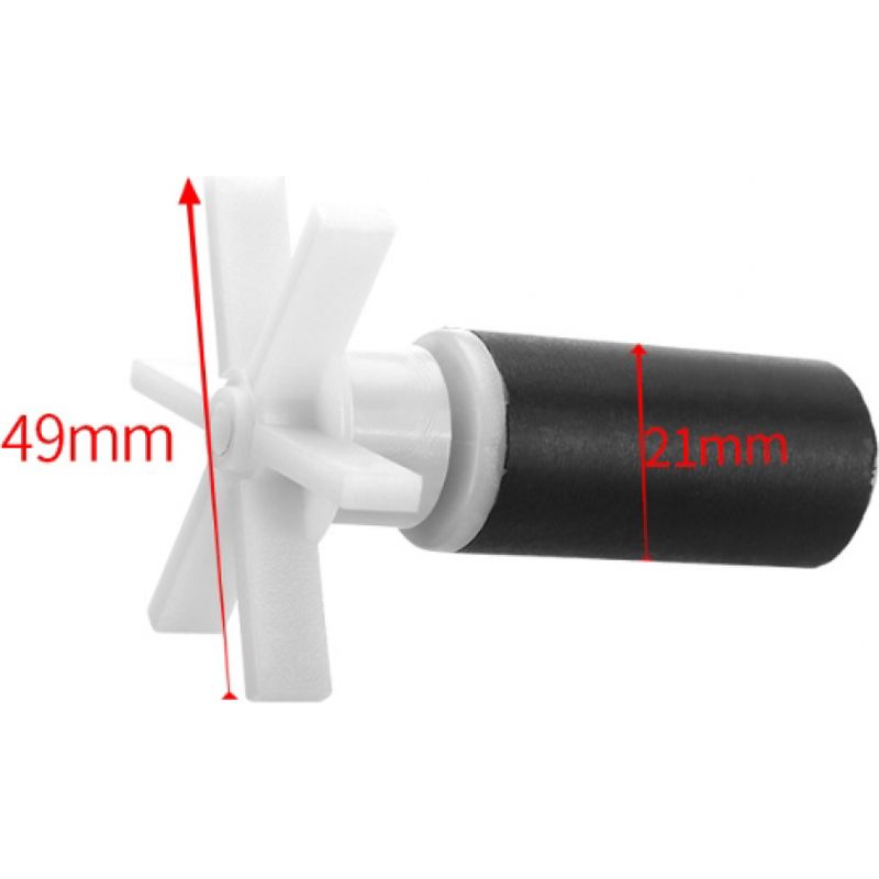 Für Intex 401m 637r Pure Spa, Modelltyp Ssp-h-20-m, Sb-20m Wasserpumpenlaufrad, Inklusive 4,5 M Stahlwelle, Wasserpumpenrotor + Keramikwelle