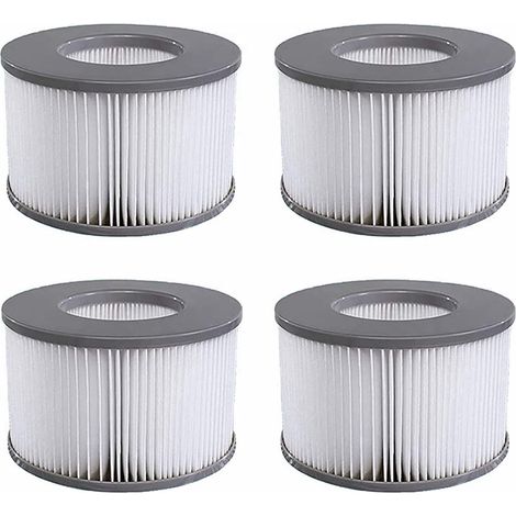 Lot De 4 Cartouches Filtrantes De Rechange, Pour Les Mspa Whirlpool, Les Spa Chauds Et Autres Piscines Gonflables, Convient Aux Modèles De Filtre À Partir De 2020 H262