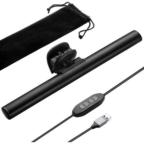 Moniteur D'Ordinateur Lumière Usb Led Lampe De Bureau Liseuse 3 Couleurs Pour Bureau À Domicile 40cm