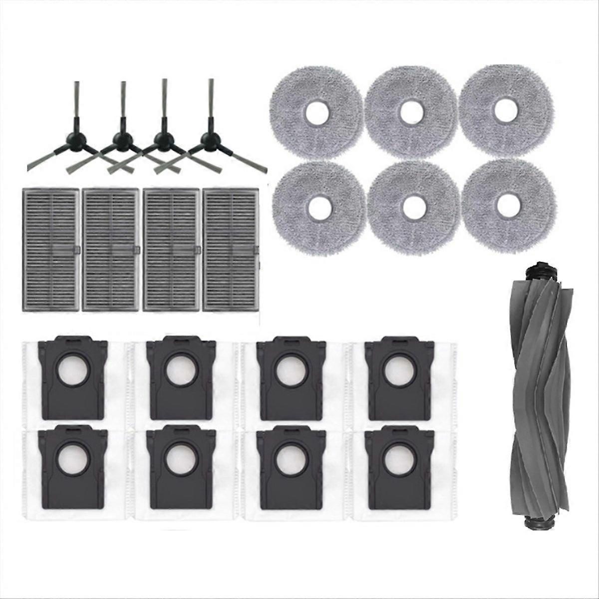 23-teiliges Set Für Den L10s Pro Ultra Heat Staubsauger: Ersatzteile, Hauptseitenbürste, Hepa-filter, Reinigungstuch, Staubbeutel.