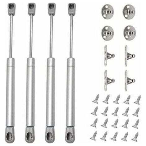4 Stück 60n Gasdruckfeder-hydraulikdämpfer Für Möbeltüren, Schränke, Kleiderschränke, Bücherregale Und Möbel (4, 60n), Inhhub
