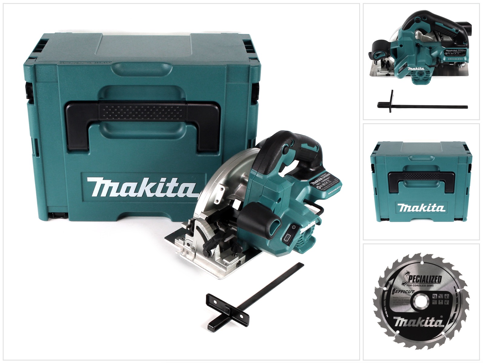Makita Dhs 660 Zj Akku Handkreissäge 18v 165 Mm Solo Im Makpac - Ohne Akku, Ohne Ladegerät