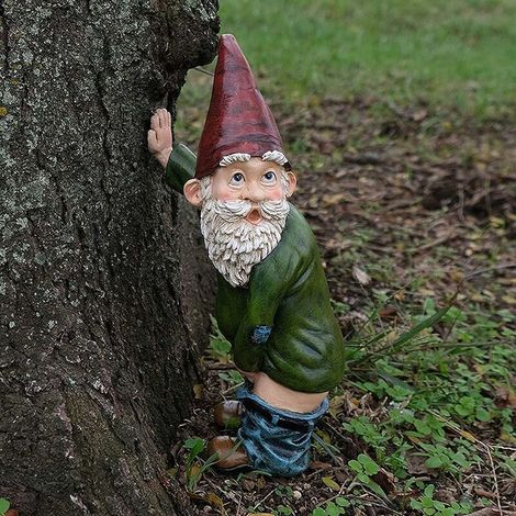 Green Mobility – Humorvoller Gartenzwerg Aus Polyresin – Höhe 15 Cm – Wetterfest – Für Drinnen Und Draußen Geeignet