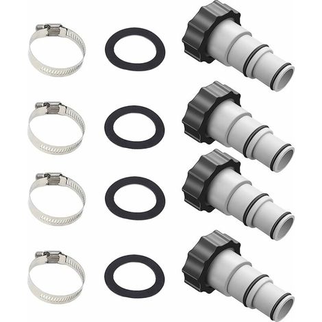 Green Mobility – Poolschlauchadapter, 38 Mm Und 32 Mm Durchmesser, Für Schlaucharmaturen (4 Stück)
