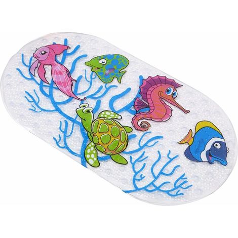Green Mobility – Rutschfeste Babybadematte, Rutschfeste Badematte, Anti-rutsch-badematte, Pvc-material, Weich, Bequem Und Saugfähig, Für Badezimmer Und Toilette (38 X 70 Cm, 1 Stück)