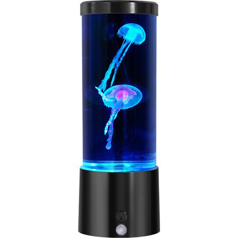 Bunte Quallenlampe Mit Fernbedienung, Entspannende Sinneslampe Für Kinder Und Erwachsene, Stimmungsvolles Nachtlicht